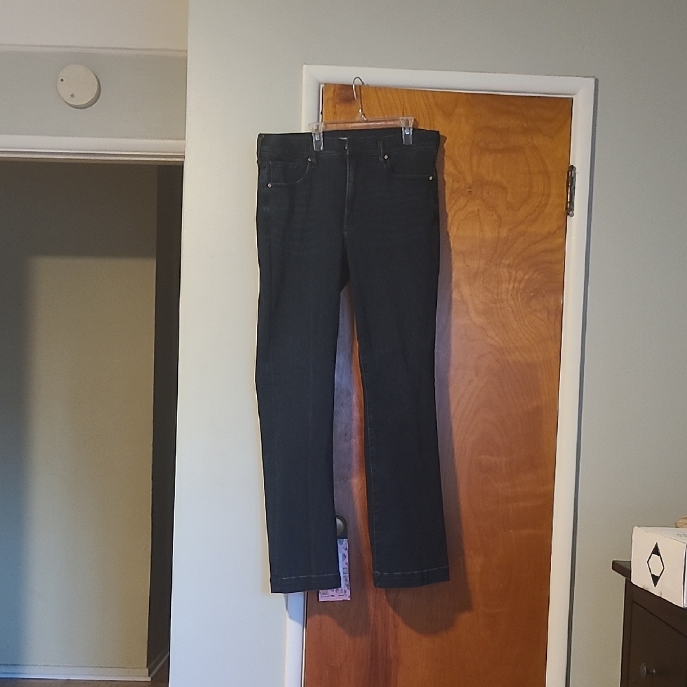 Express Women's Midnight Blue Straight Leg Jeans